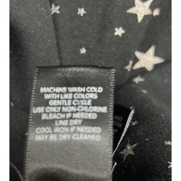 Torrid Pixie Ponte Knit Stretch Pull on Pants Metallic Stars Black Size 3R (3X) - Picture 9 of 16